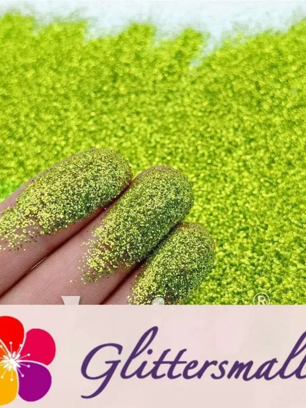 0.3mm Leaf Green Fine Glitter Pure Color B0617