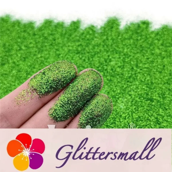 0.3mm Crystal Green Fine Glitter Pure Color B0609A