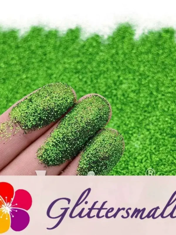 0.3mm Crystal Green Fine Glitter Pure Color B0609A