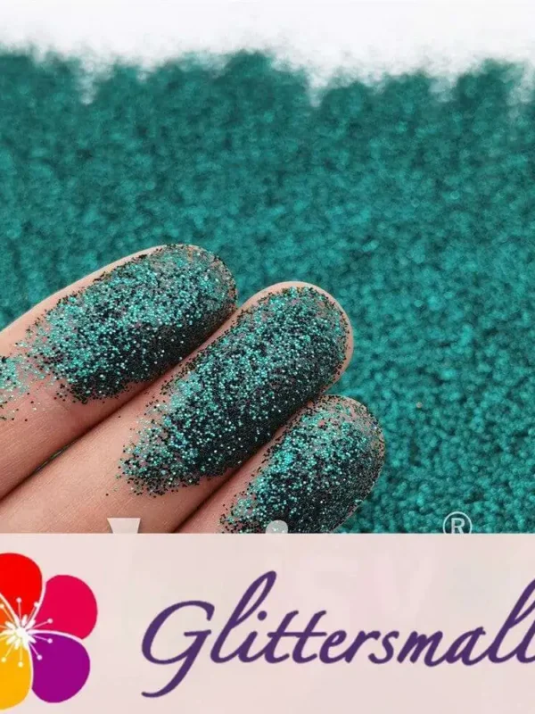 0.3mm Deep Green Fine Glitter Pure Color B0622
