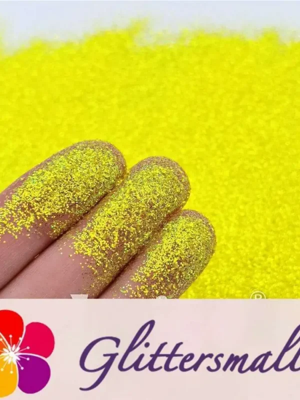 0.3mm Lemon Yellow High Brightness Iridescent Glitter FC332