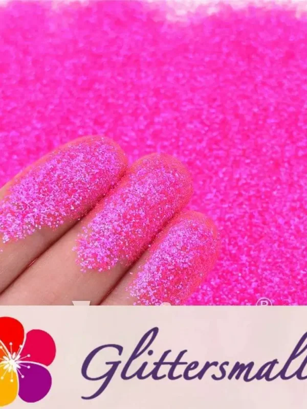 0.3mm Fluorescent Magenta High Brightness Iridescent Glitter FC349