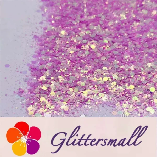 IMG_20210327_145841.webp General Mixed High Brightness Iridescent Rose Pink Glitter FC339A