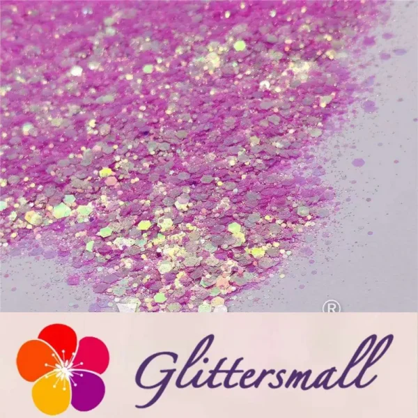 IMG_20210327_145910.webp General Mixed High Brightness Iridescent Rose Pink Glitter FC339A