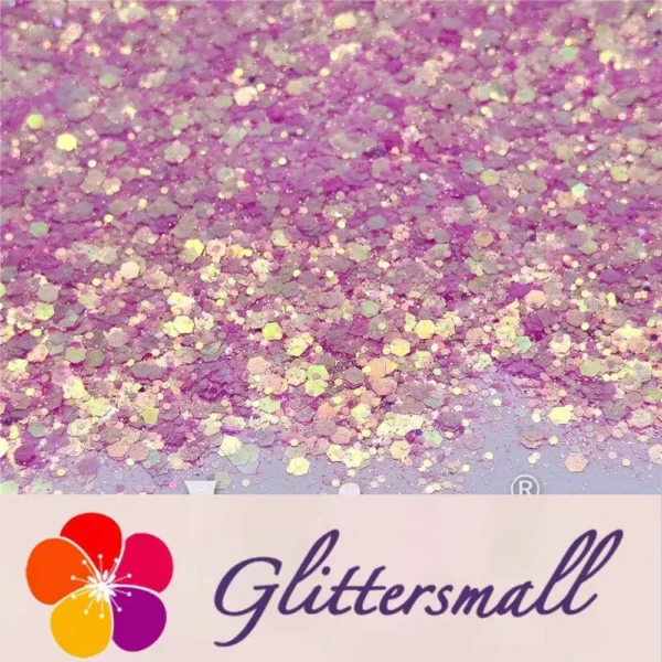 IMG_20210327_145943.webp General Mixed High Brightness Iridescent Rose Pink Glitter FC339A