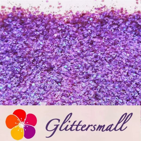 General Mixed High Brightness Iridescent Purple Glitter FC346