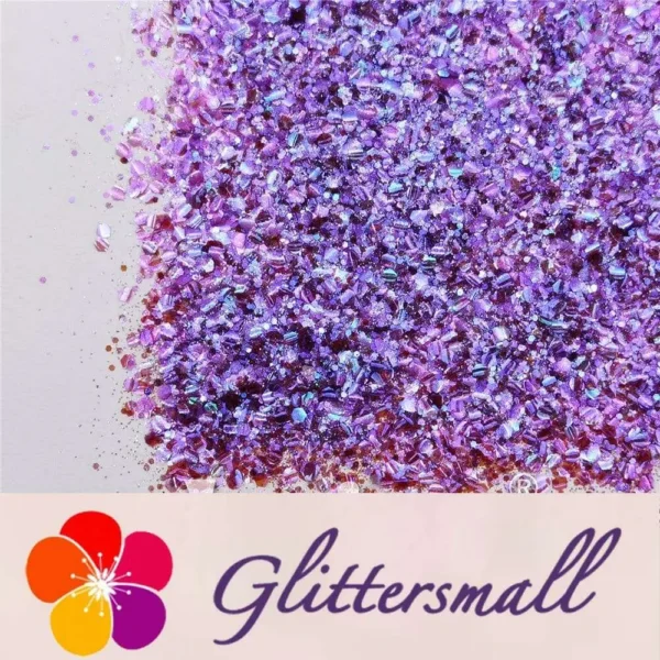 General Mixed High Brightness Iridescent Purple Glitter FC346