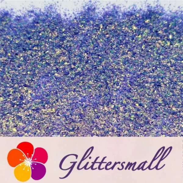 Fluorescent Purple High Brightness Iridescent Cellophane Glitter Shards (Flakes) FC336 2x2