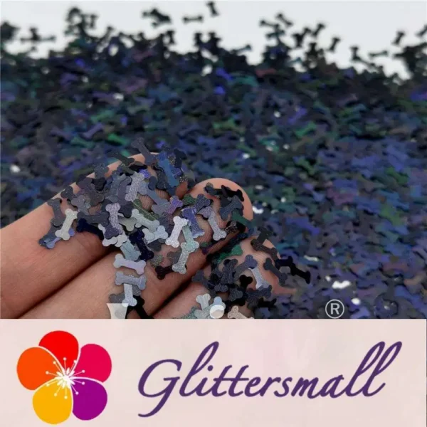 IMG_20210413_155708.webp 6mm Holographic Black Bone Shaped Glitter LB01000