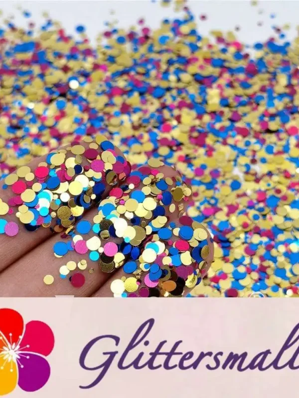 1/2/3MM Round Shaped Custom Mixed Glitter MIXR-11