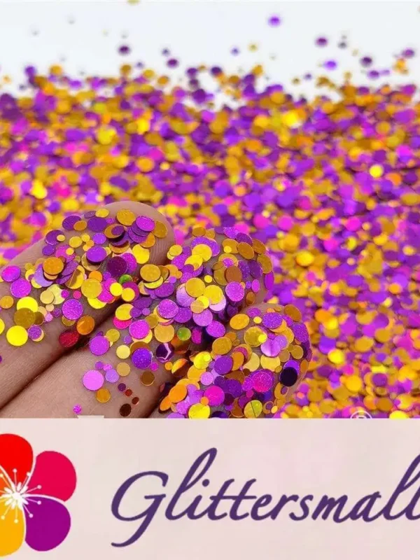 1/2/3MM Round Shaped Custom Mixed Glitter MIXR-02