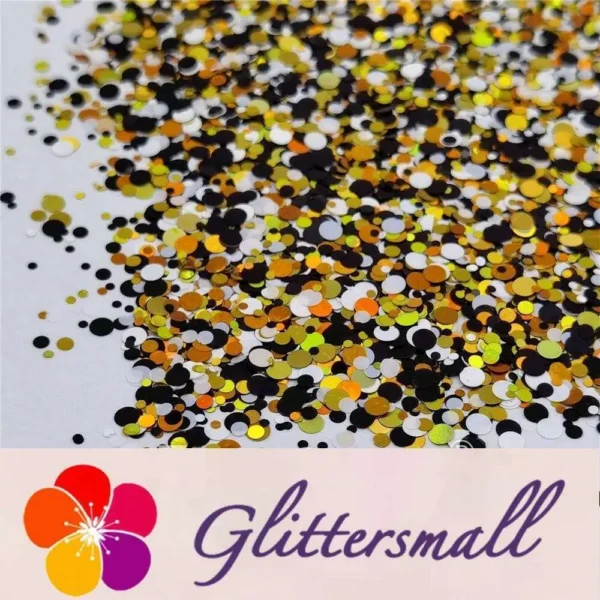 1/2/3MM Round Shaped Custom Mixed Glitter MIXR-07