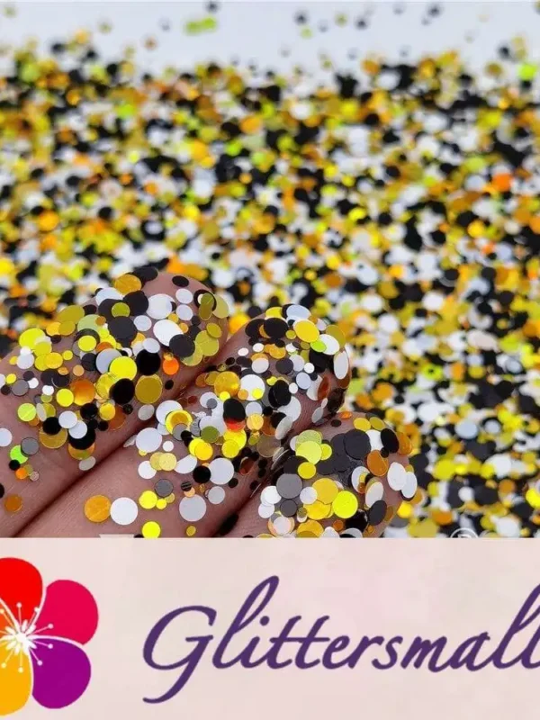 1/2/3MM Round Shaped Custom Mixed Glitter MIXR-07