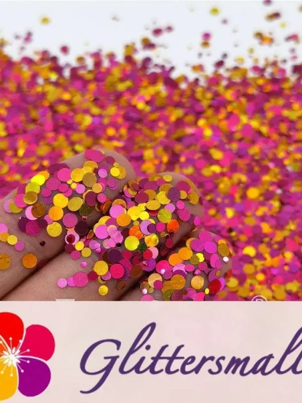 1/2/3MM Round Shaped Custom Mixed Glitter MIXR-05