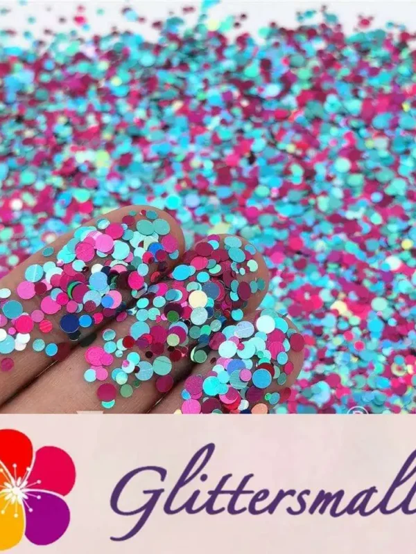 1/2/3MM Round Shaped Custom Mixed Glitter MIXR-04