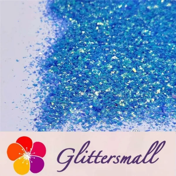 IMG_20210415_143900.webp Blue High Brightness Iridescent Cellophane Glitter Shards (Flakes) FC337 2x2