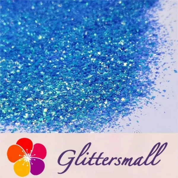 IMG_20210415_143914.webp Blue High Brightness Iridescent Cellophane Glitter Shards (Flakes) FC337 2x2