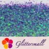 Iridescent Cellophane Glitter Flakes Shard C006 4X4