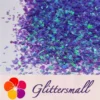 Iridescent Cellophane Glitter Flakes Shard C006 4X4