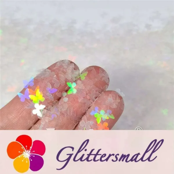 IMG_20210503_155749.webp 5mm Butterfly Shaped Rainbow Translucent Holographic Glitter LB01100