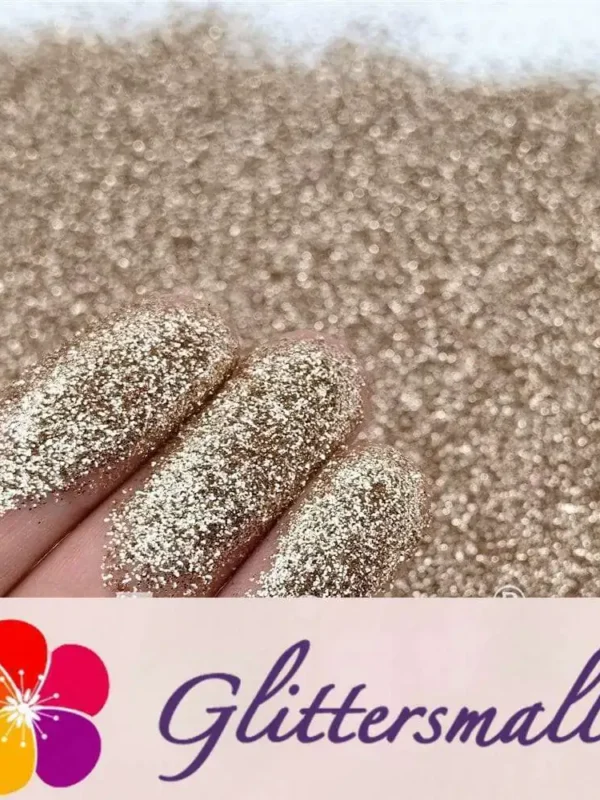 0.2mm Champagne Gold Professional Cosmetic Glitter For Lip Gloss, Lipstick FCH212