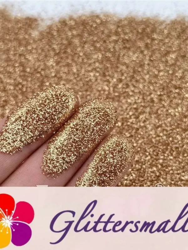 0.2mm Sand Gold Professional Cosmetic Glitter For Lip Gloss, Lipstick FCH206