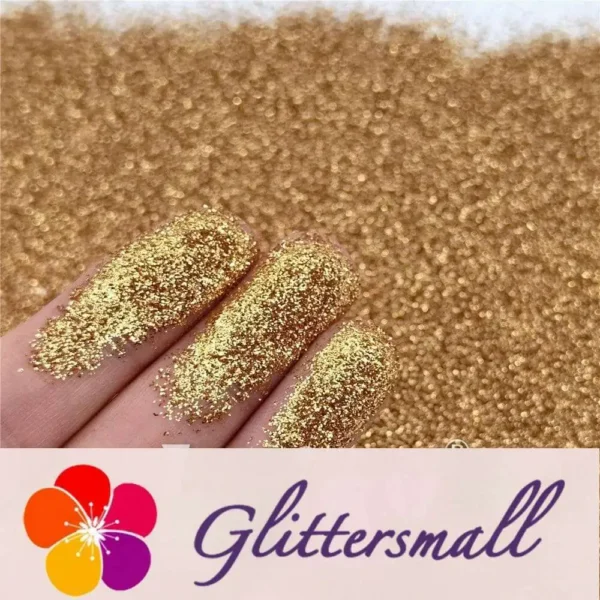 0.2mm Professional Cosmetic Glitter For Lip Gloss, Lipstick Sand Gold FCH206A