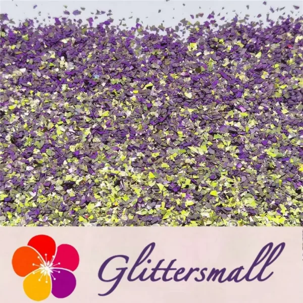 Iridescent Phantom Purple Color Shift Glitter Flakes C-BSL7822 2X2
