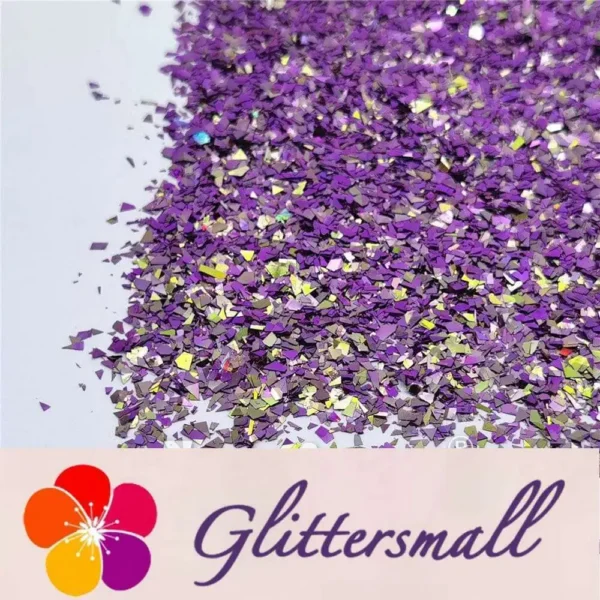 Iridescent Phantom Purple Color Shift Glitter Flakes C-BSL7822 2X2
