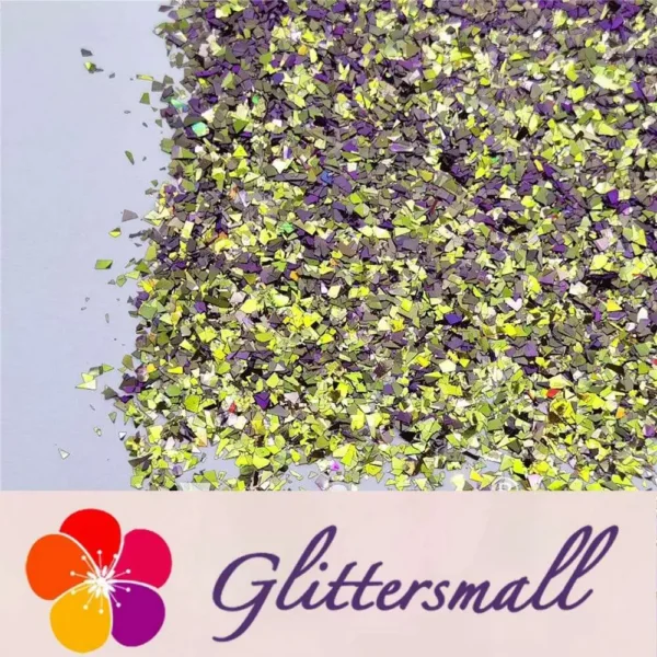 Iridescent Phantom Purple Color Shift Glitter Flakes C-BSL7822 2X2