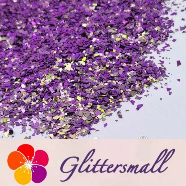 Iridescent Phantom Purple Color Shift Glitter Flakes C-BSL7822 2X2