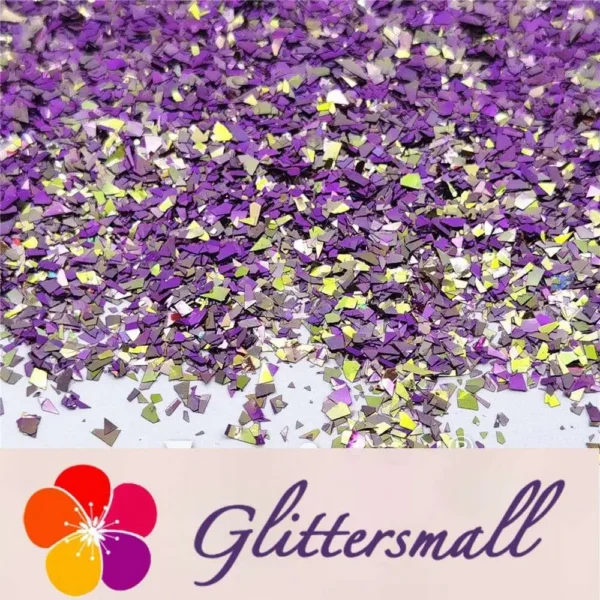 Iridescent Phantom Purple Color Shift Glitter Flakes C-BSL7822 2X2