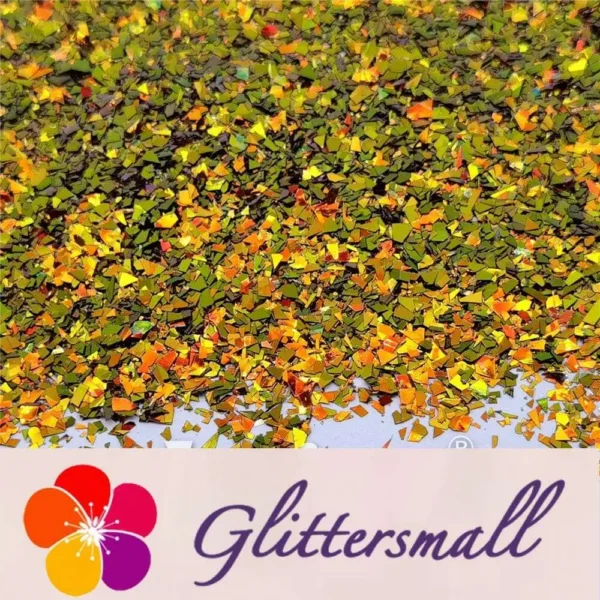 IMG_20210507_143430.webp Iridescent Phantom Color Shift Golden Glitter Flakes C-BSL7122 2X2