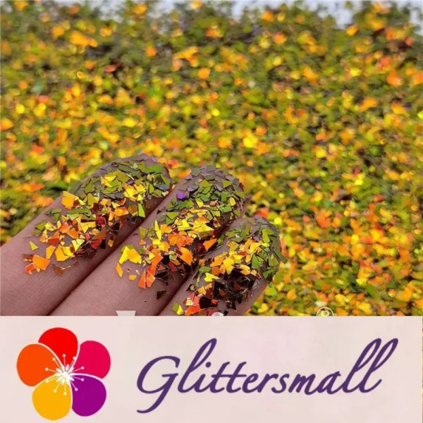 IMG_20210507_143518.webp Iridescent Phantom Color Shift Golden Glitter Flakes C-BSL7122 2X2