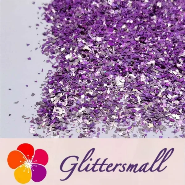 Iridescent Phantom Purple Color Shift Glitter Flakes C-BSL7824 2X2