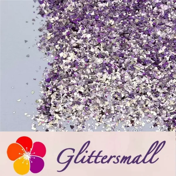 Iridescent Phantom Purple Color Shift Glitter Flakes C-BSL7824 2X2