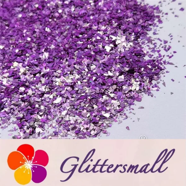 Iridescent Phantom Purple Color Shift Glitter Flakes C-BSL7824 2X2