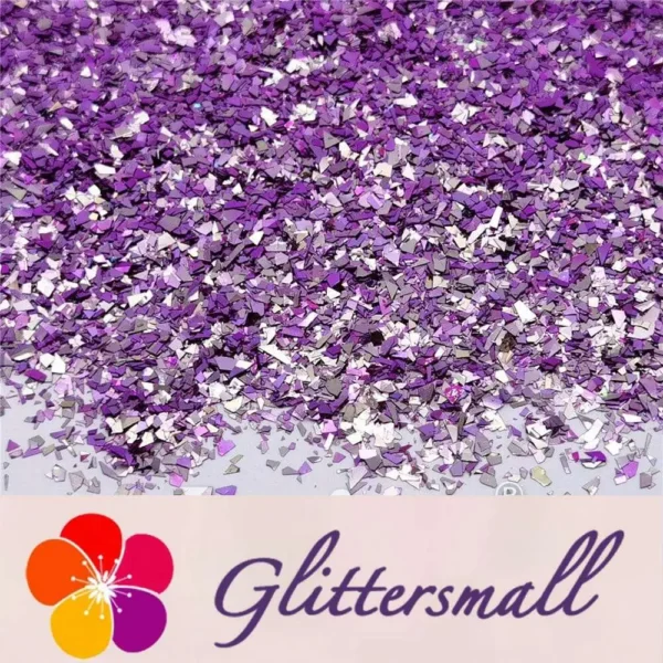 Iridescent Phantom Purple Color Shift Glitter Flakes C-BSL7824 2X2