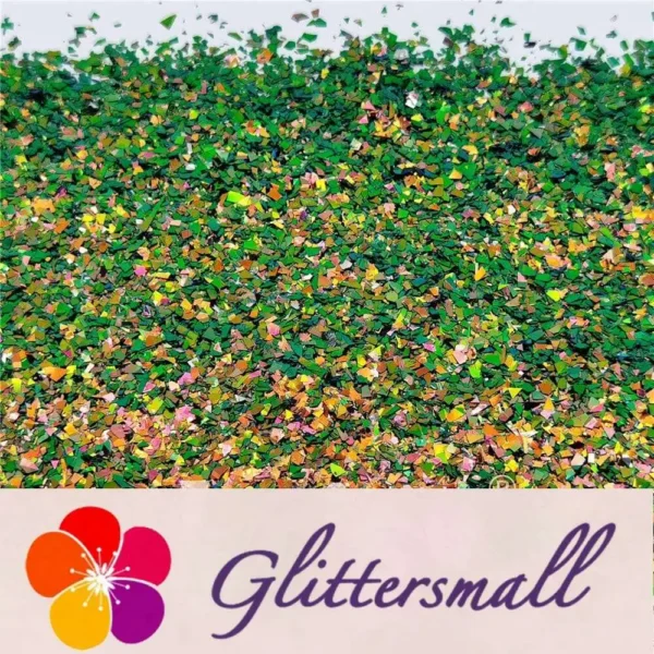 IMG_20210507_144531.webp Iridescent Phantom Green Color Shift Glitter Flakes C-BSL7150 2X2