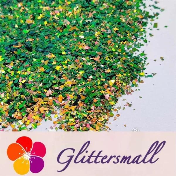 IMG_20210507_144646.webp Iridescent Phantom Green Color Shift Glitter Flakes C-BSL7150 2X2