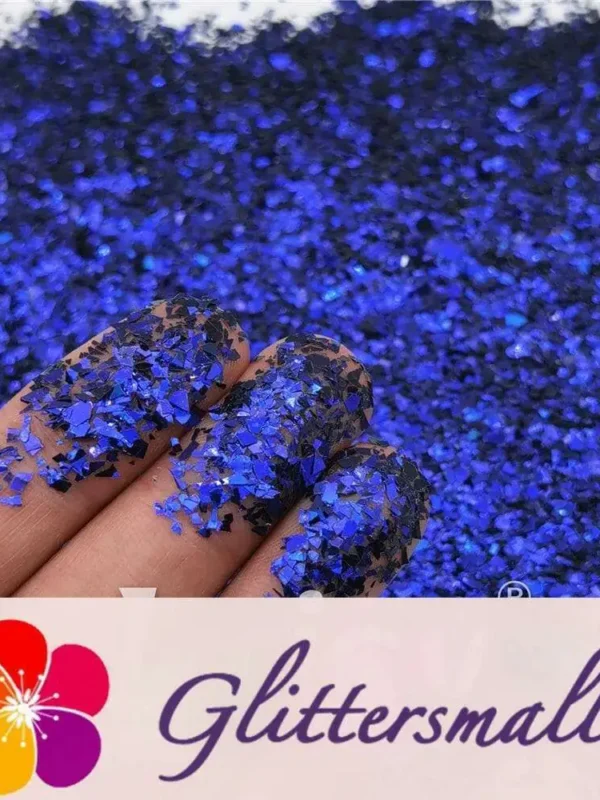 Iridescent Phantom Color Shift Blue Glitter Flakes C-BSL7777 2X2
