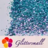 Iridescent Phantom Blue Color Shift Glitter Flakes C-BSL7140 2X2