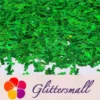 6mm Candy Sweet Shaped Holographic Green Glitter LB0600