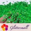 6mm Candy Sweet Shaped Holographic Green Glitter LB0600