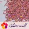 6mm Candy Sweet Shaped Holographic Hazy Pink Glitter LB0911