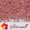 6mm Candy Sweet Shaped Holographic Hazy Pink Glitter LB0911