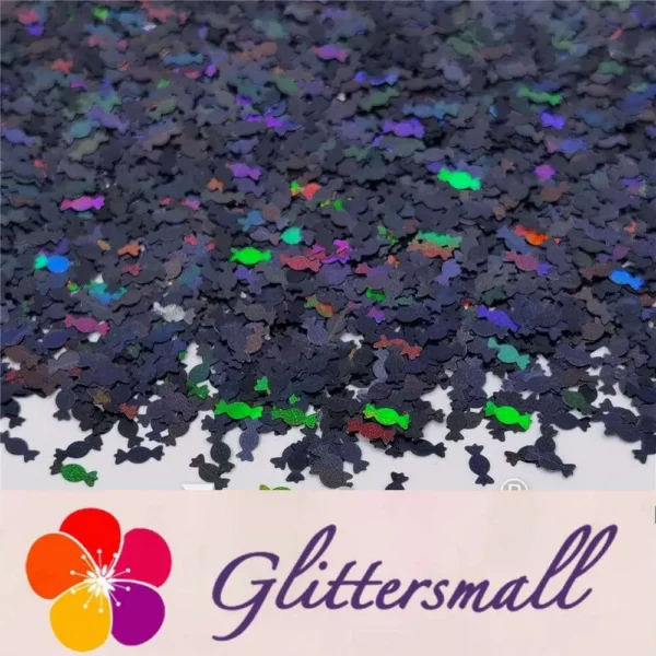 IMG_20210508_151602.webp 6mm Candy Sweet Shaped Holographic Black Glitter LB01000