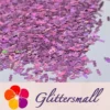 6mm Candy Sweet Shaped Holographic Pink Glitter LB0901