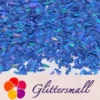 6mm Candy Sweet Shaped Holographic Sea Blue Glitter LB0709