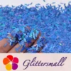 6mm Candy Sweet Shaped Holographic Sea Blue Glitter LB0709